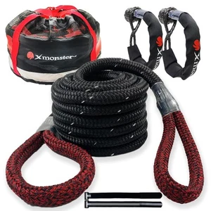 Kinetic Recovery Tow Rope 3/4" x 20' (MBS 22,000 lbs) with Reflective Tape an... - Bild 1 von 9