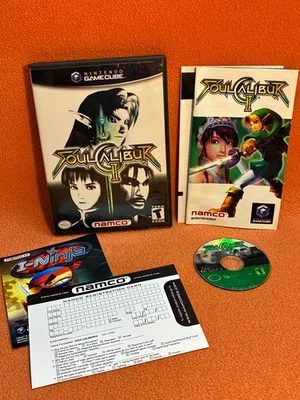 Soul Calibur II Nintendo GameCube Etiqueta Negra Tarjeta REG Probada ¡Completa! Foto 1 de 4