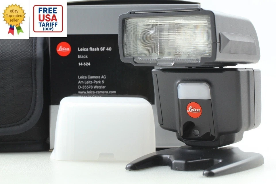 [Unused in Box] Leica SF 40 Shoe Mount TTL Flash 14624 M10 M11 SL2 Q2 From JAPAN - Image 1 of 4