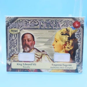 KING EDWARD VII + 2024 Historic Autographs Prime DNA hair sample card #1/17 - Bild 1 von 2