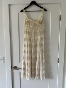 Vintage Edwardian Antique Silk & Lace Dress Cottage Core Fairy - Picture 1 of 20