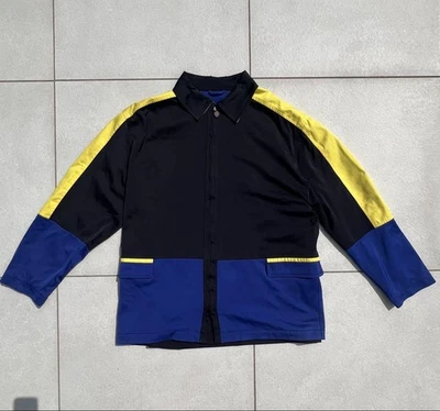 GIANNI VERSACE Jacket Black Blue Yellow Men's From Japan Popular Auth - Image 1 of 4