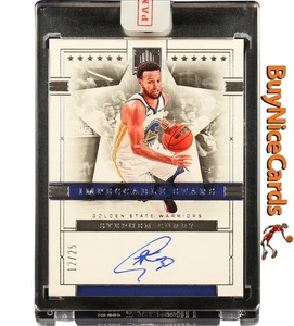 2022-23 Stephen Curry Panini Impeccable Stars SP on Card Auto /25 panini Sealed - Picture 1 of 2