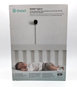 Owlet Cam 2 HD Video Baby Monitor White BC06NNBBJ - Picture 1 of 5