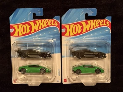 Hot Wheels Lamborghini Huracan LP 610-4 2025 Aston Martin Vulcan paquete de 2 lote de 2 Foto 1 de 4