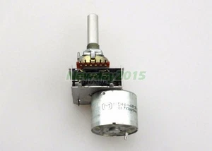 Audio Motorized Potentiometer 16mm Dual-Gang A50K 50K 25mm D Shaft For Panasonic - Picture 1 of 3