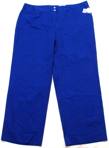 Cato Womens Plus 24W Classic Straight Leg Pants, Royal Blue (42X32) - Picture 1 of 3