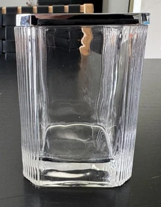 Glas Waschtischhalter - Make-up Pinsel oder Badezimmer Organizer, 4,5" hoch - Bild 1 von 4