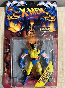 X-Men Invasion Series ToyBiz BATTLE RAVAGED WOLVERINE NOC Action Figure
