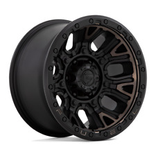 17 Inch Black Tint Rims Wheels Fuel Traction D824 17x9" 1mm Ford Bronco 6x5 Lug