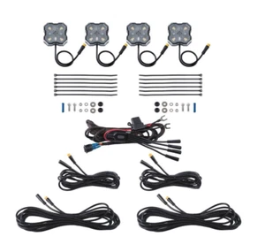 Diode Dynamics Stage Series White Diffused Single-Color LED Rock Light (4-Pack) - Picture 1 of 9