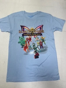 THE MASKED SINGER NATIONAL TOUR LIGHT BLUE 2022 TEE T-SHIRT OFFICIAL MERCHANDISE - Picture 1 of 51