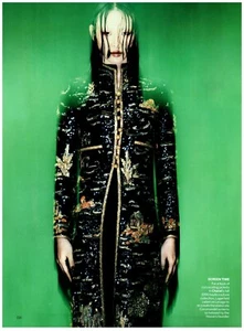 Karl Lagerfeld Iconic Chanel Coromandel Screen Jacket magazine CLIPPING photo - Bild 1 von 1