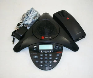 Teléfono de conferencia Polycom SoundStation 2 Avaya 2490 2305-16375-001 con kit de alimentación - Imagen 1 de 1