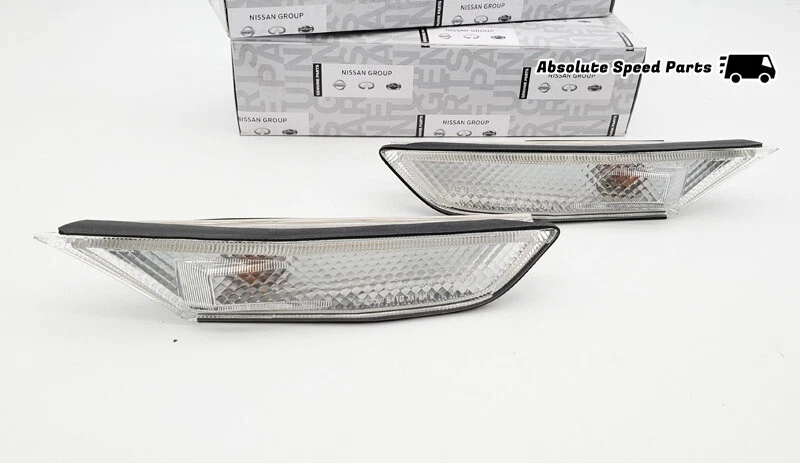 NEW OEM JDM R35 Nissan GT-R Clear Front Corner Lamps 26160-JF00D - Image 1 of 1