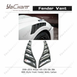 Kit de carbono para Nissan R35 GTR 2008-2020 CBA DBA NSM estilo ventilación guardabarros delantero - Imagen 1 de 12
