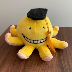 Assassination Classroom Koro-sensei Oktopus Plüschtier mit Schlüsselanhänger Detail 6 Zoll - Bild 1 von 2