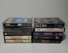 Vintage Cassette Tapes Rock 70's 80's 90's-Lot Of 10
