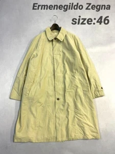 Ermenegildo Zegna Long Coat Nylon Polyester Size 46 Made in Italy - Picture 1 of 12