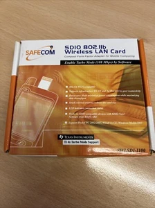 Safecom SD10 802.11B Wireless LAN SD Karte mit Turbo Modus Brandneu - Bild 1 von 4