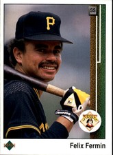 1989 Upper Deck Pittsburgh Pirates Baseball Card #88 Felix Fermin
