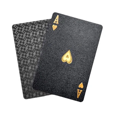Diamond Waterproof Black Playing Cards , Deck Of Cards, HD, Poker Card - Image 1 of 4