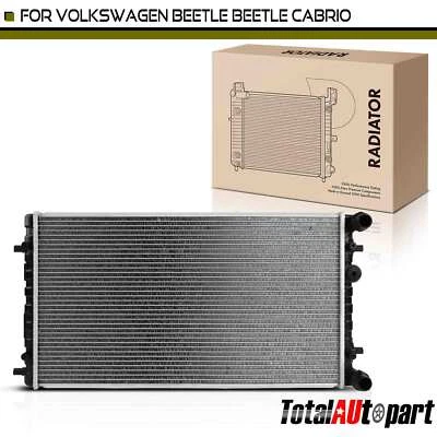 New Aluminum Radiator for Volkswagen Beetle 1998-2011 Beetle Cabrio 2010 2011 - Image 1 of 4