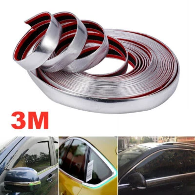 3M 20mm Car Auto DIY Moulding Strip Protector For Grille Window Door Bumper Kit - Image 1 of 4