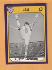 Rusty Jackson LSU Tigers 1990 Card #73 Buffalo Bills Chatom Alabama 9T