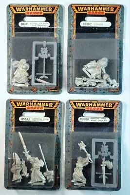 WARHAMMER 40K DARK ANGELS SPACE MARINE LOT 8039C, 8038J/K/L CITADEL BLISTER (x4) - Image 1 of 4