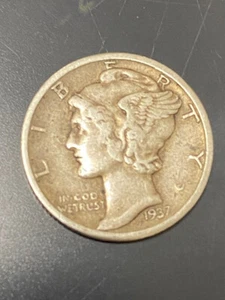 1937 D Mercury Dime - Picture 1 of 2
