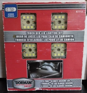 Kit de iluminación LED para cama de camión Dorman 8 cápsulas 48 LED blancos 5050SMD modelo 87713 - Imagen 1 de 3