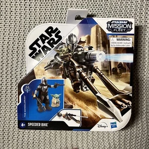 Star Wars Mission Fleet The Mandalorian Speeder Bike Addition With The Child - Picture 1 of 4