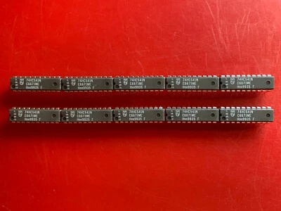 10x 74HC541N PHILIPS IC BUFFER NON-INVERT 6V 20 PIN DIP - Image 1 of 3