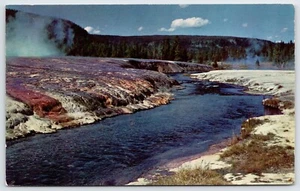 Postcard Upper Geyser Basin, Sunset Lake, Yellowstone National Park Unposted - Picture 1 of 2