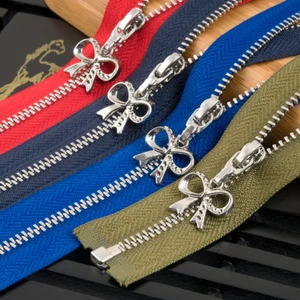 1Pc 3 # Metall Reißverschluss Offenes Ende Kupfer Zähne Bogen Kopf Nähen Zubehör - Bild 1 von 15