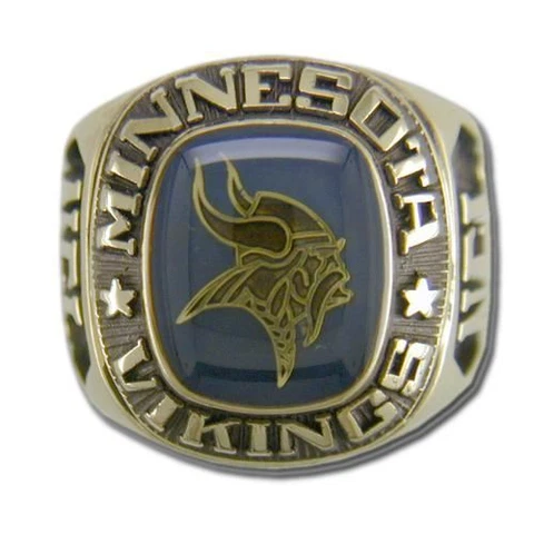 Minnesota Vikings Classic Goldplated NFL Ring Cover