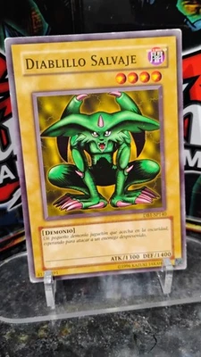FERAL IMP Spanish (Diablillo Salvaje) YU-GI-OH Non-Foil Trading Card DB1-SP140 - Image 1 of 2