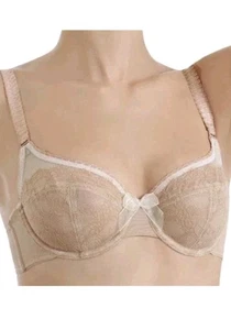 Wacoal Retro Chic Balconette Bügel BH 851186 Beige 32DD - Bild 1 von 5
