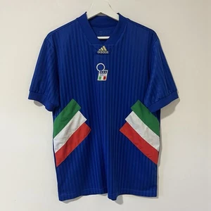 Italy National Team 2023-24 Football Icon Shirt Jersey Adidas Small Loose Fit - Picture 1 of 9