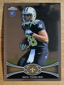 2012 Topps Chrome #193 Nick Toon RC - Picture 1 of 2