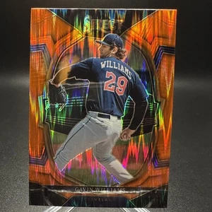 2023 Panini Select - Concourse Gavin Williams #92 Orange Flash Prizm (RC) - Picture 1 of 2