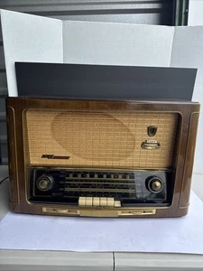 Grundig Majestic 3045 de colección con radio de tubo EE. UU. - funcionando - hecho en Alemania Occidental - Imagen 1 de 24