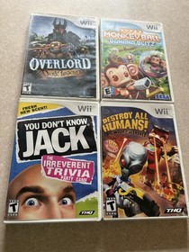 Nintendo Wii Video Game Bundle Mixed Lot Of 4 Games