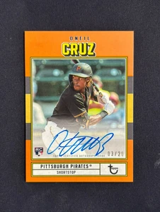 2022 Topps Brooklyn Collection Oneil Cruz Orange Rookie Auto /20 #AC-OC RC - Picture 1 of 2