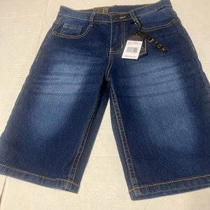 NWT’S Boys Denim At The Knew Shorts New MSRP $56 - Picture 1 of 7
