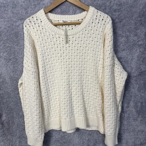 Suéter tejido marfil Madewell para mujer talla XL - Imagen 1 de 6