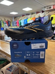 Brooks Cascadia 18 - Hombre 9.5 - Zafiro Azul/Negro/Naranja - Imagen 1 de 5
