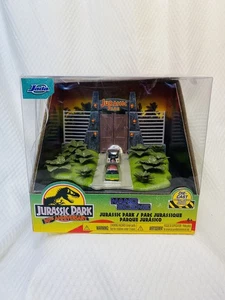 Jurassic Park Diorama Set 30th Anniversary Nano Scene Diecast Jada NIB - Picture 1 of 7