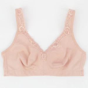 Larger Band Women Bra Wireless Firm Hold Plus Size Brassiere Sissy Sexy Lingerie - Picture 1 of 12